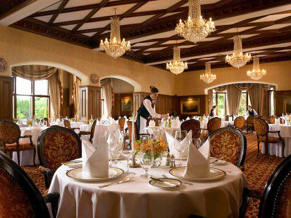 Ireland Castle Tour 2017 - Ashford Castle Dining Room Ireland Castle Tour 2017 - Ashford Castle Dining Room