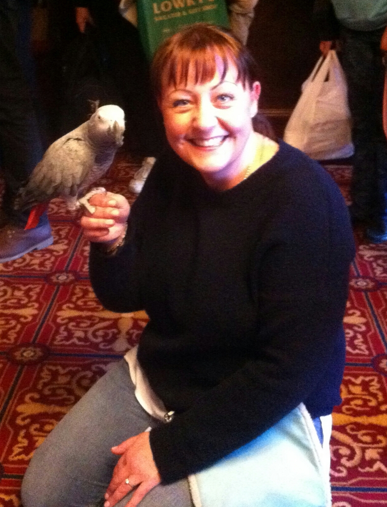 Meeting the Team - Nicola with Bird