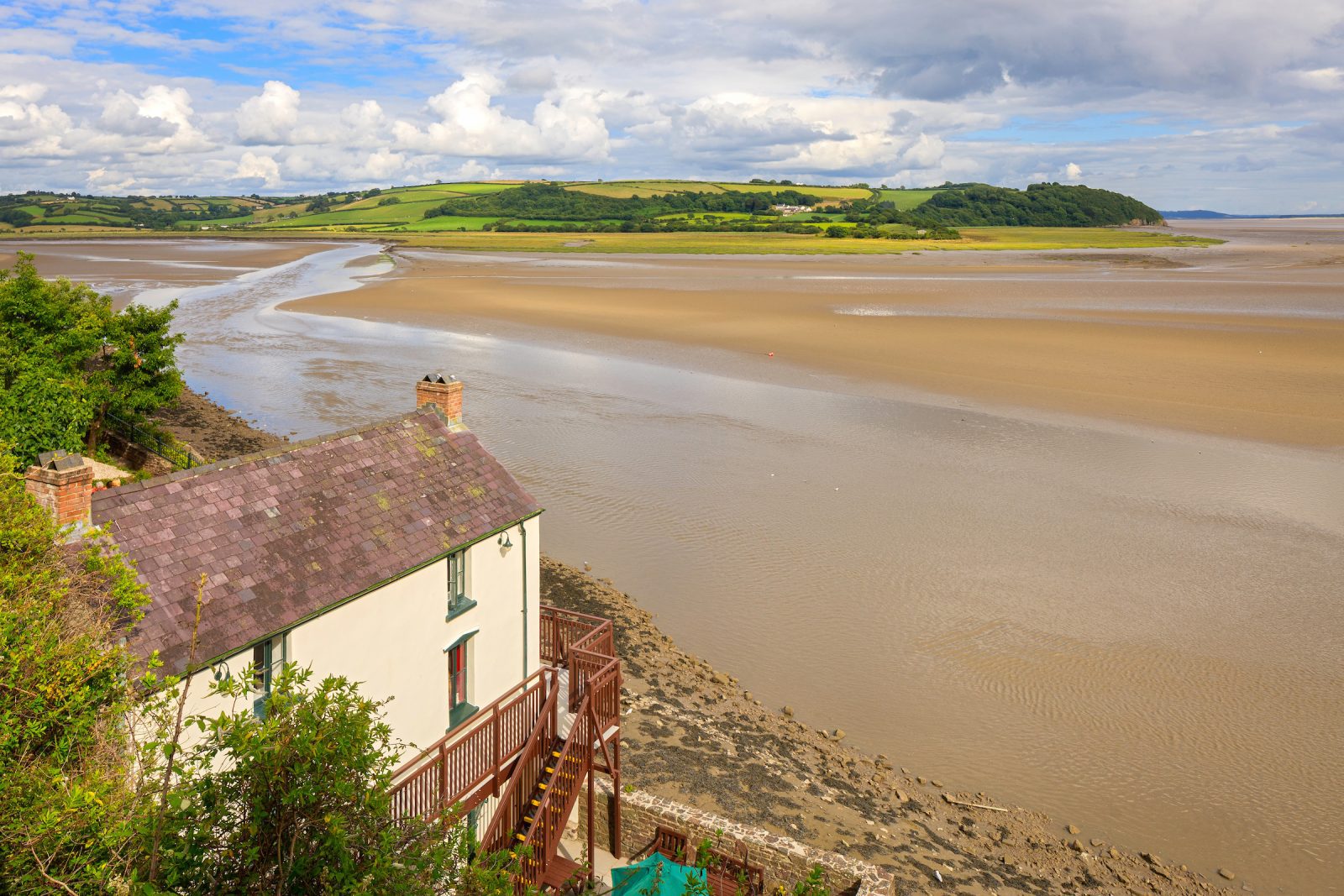 Wales Self Drive Vacations - Laugharne, Dylan Thomas' Boathouse