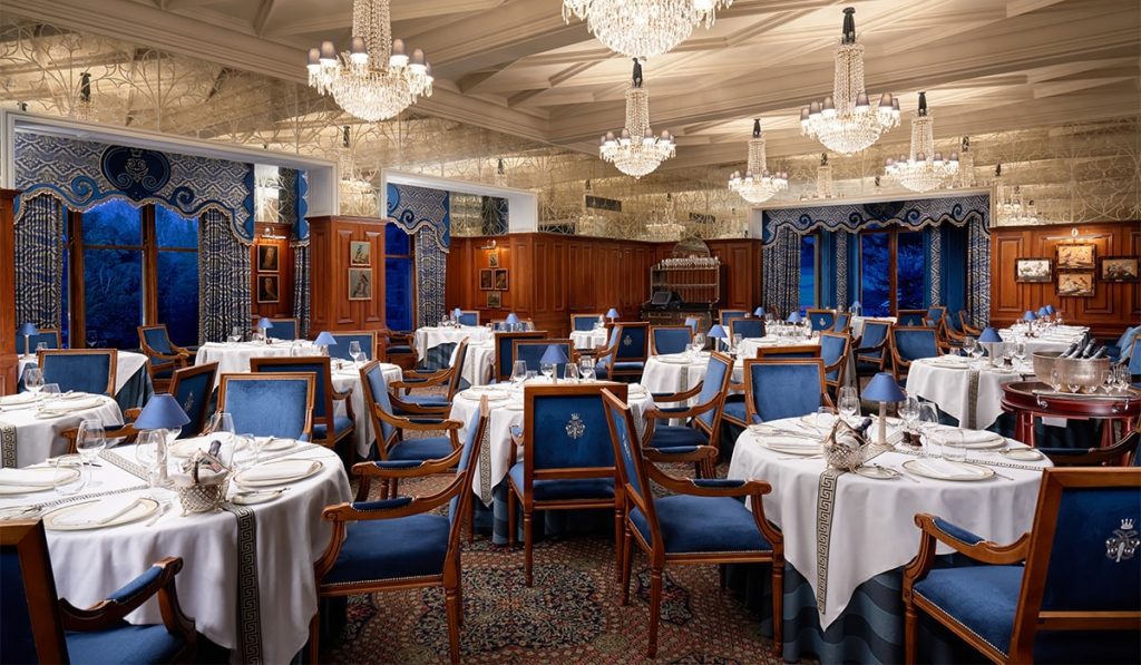 Honeymoons in Ireland, Ashford George V dining room