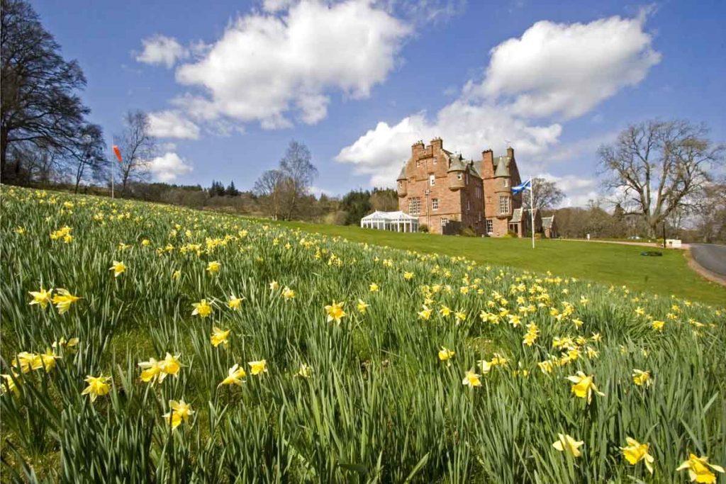 Escorted Scotland Castle Tour -Cringletie Estate, Scotland